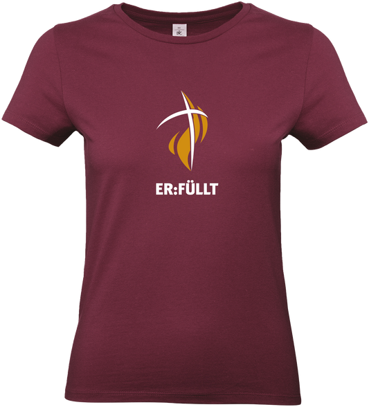 T-Shirt Damen "ERFÜLLT - Motiv 1" Trendfarben