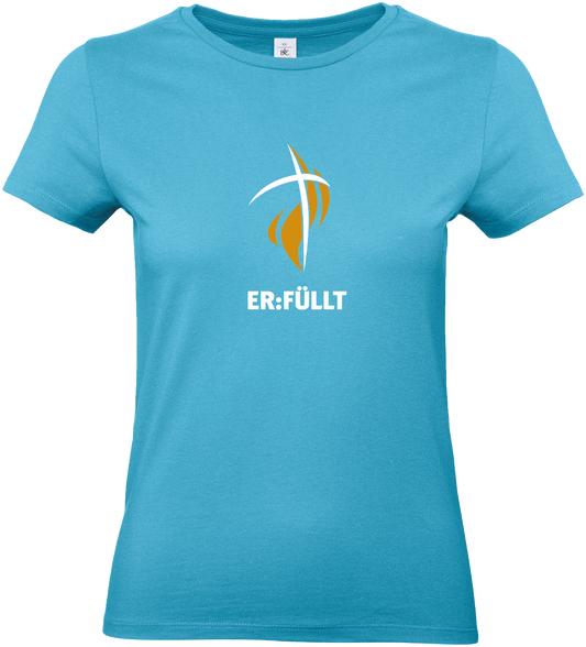 T-Shirt Damen "ERFÜLLT - Motiv 1" Trendfarben