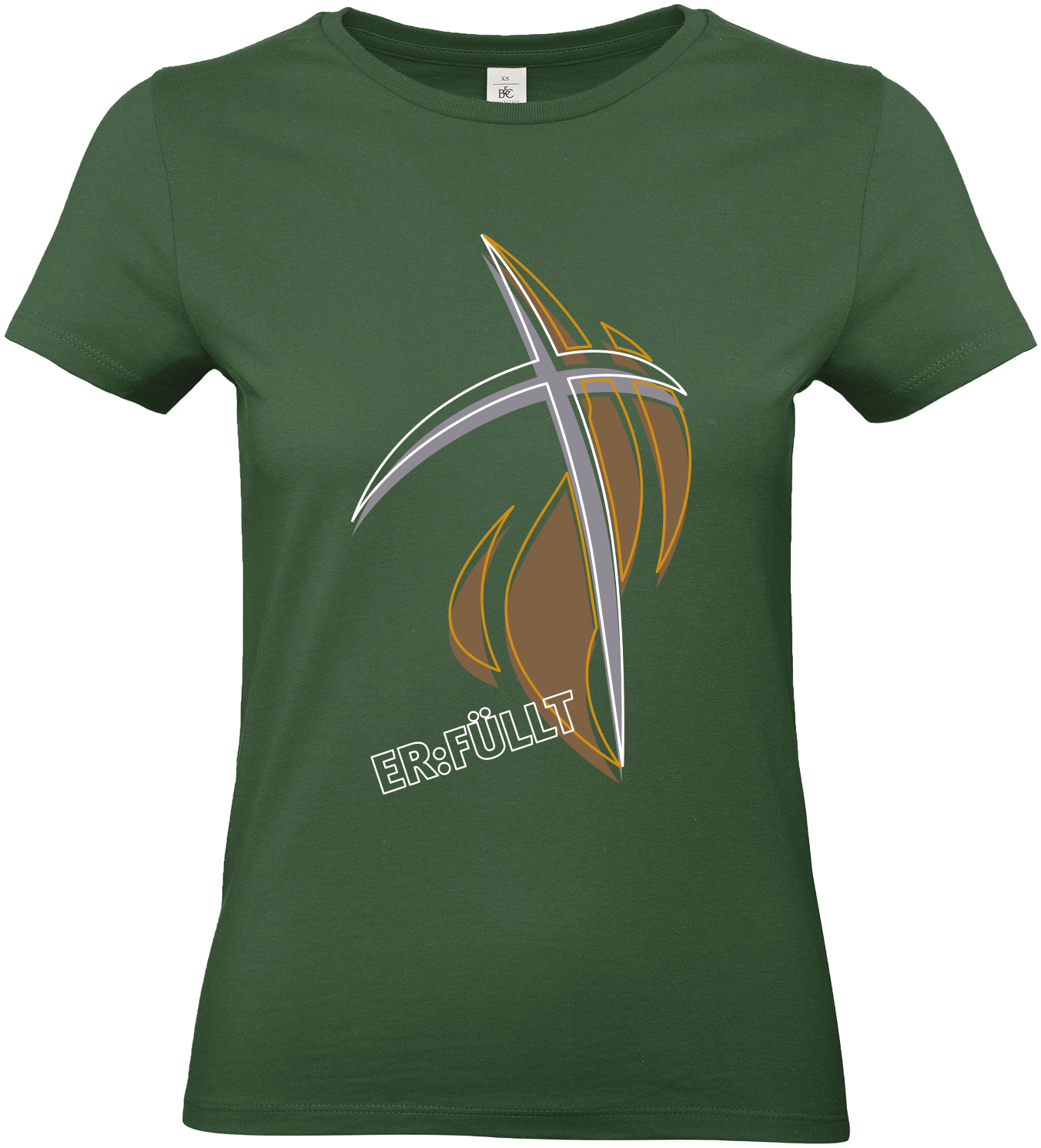 T-Shirt Damen "ERFÜLLT - Motiv 3" Trendfarben
