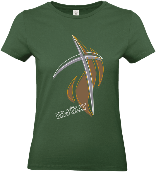 T-Shirt Damen "ERFÜLLT - Motiv 3" Trendfarben