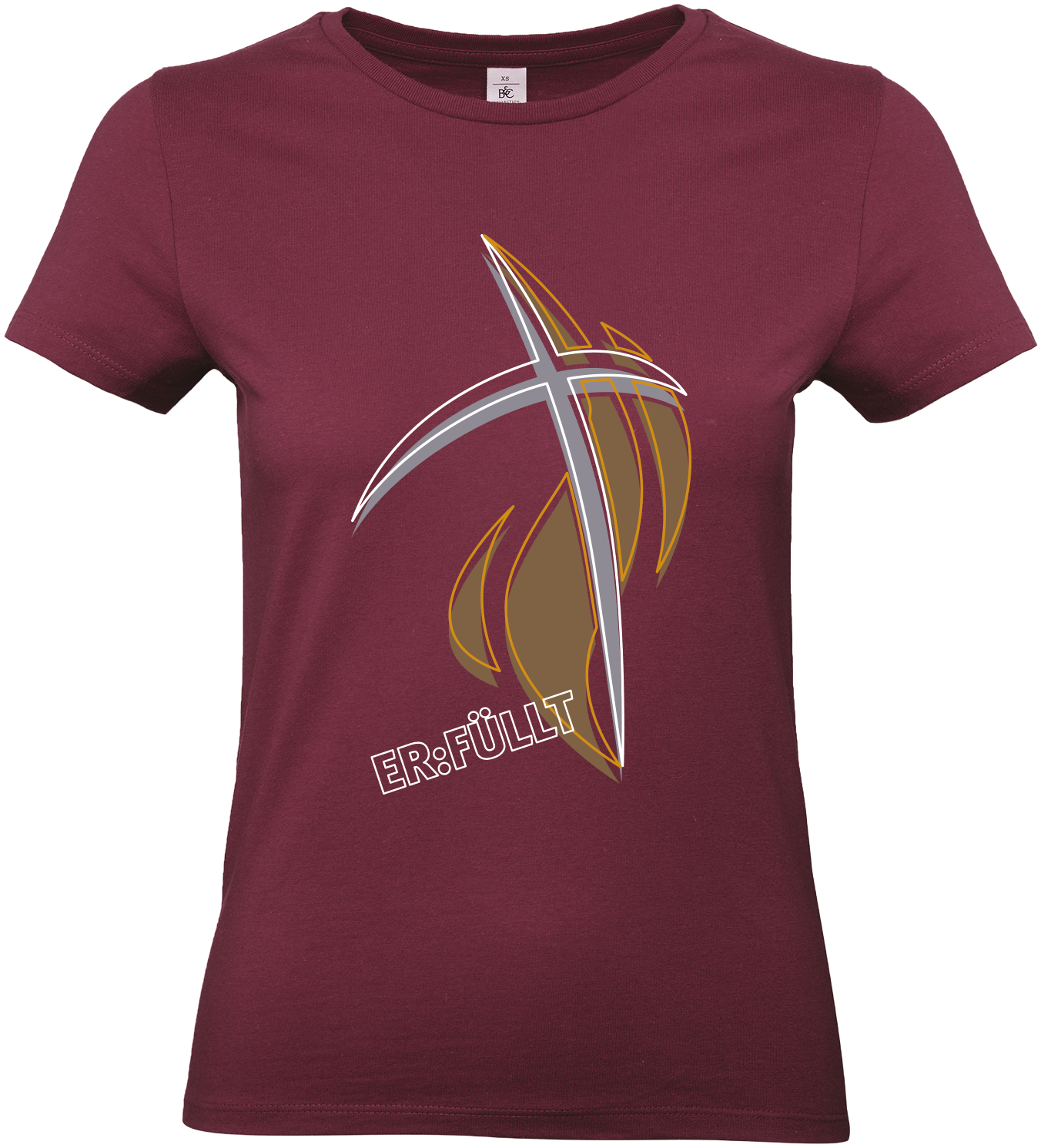 T-Shirt Damen "ERFÜLLT - Motiv 3" Trendfarben