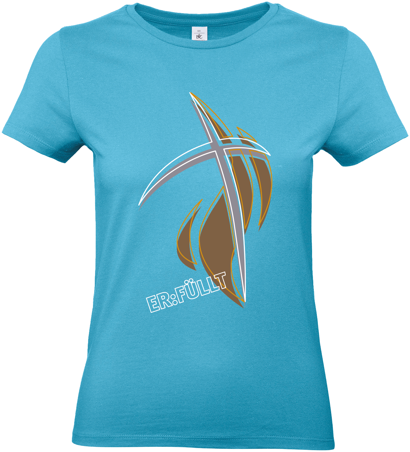 T-Shirt Damen "ERFÜLLT - Motiv 3" Trendfarben