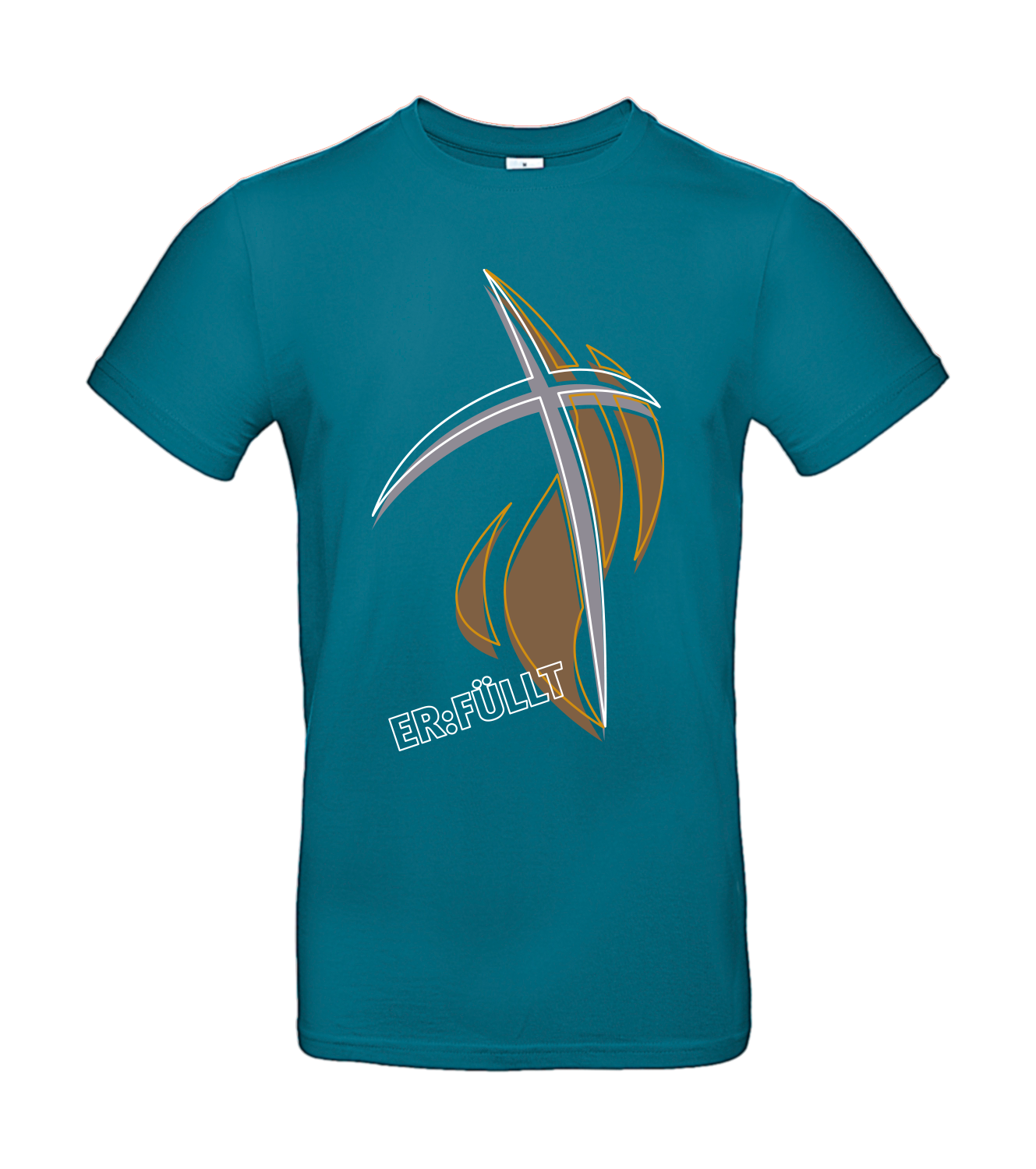 T-Shirt "ERFÜLLT - Motiv 3" Trendfarben