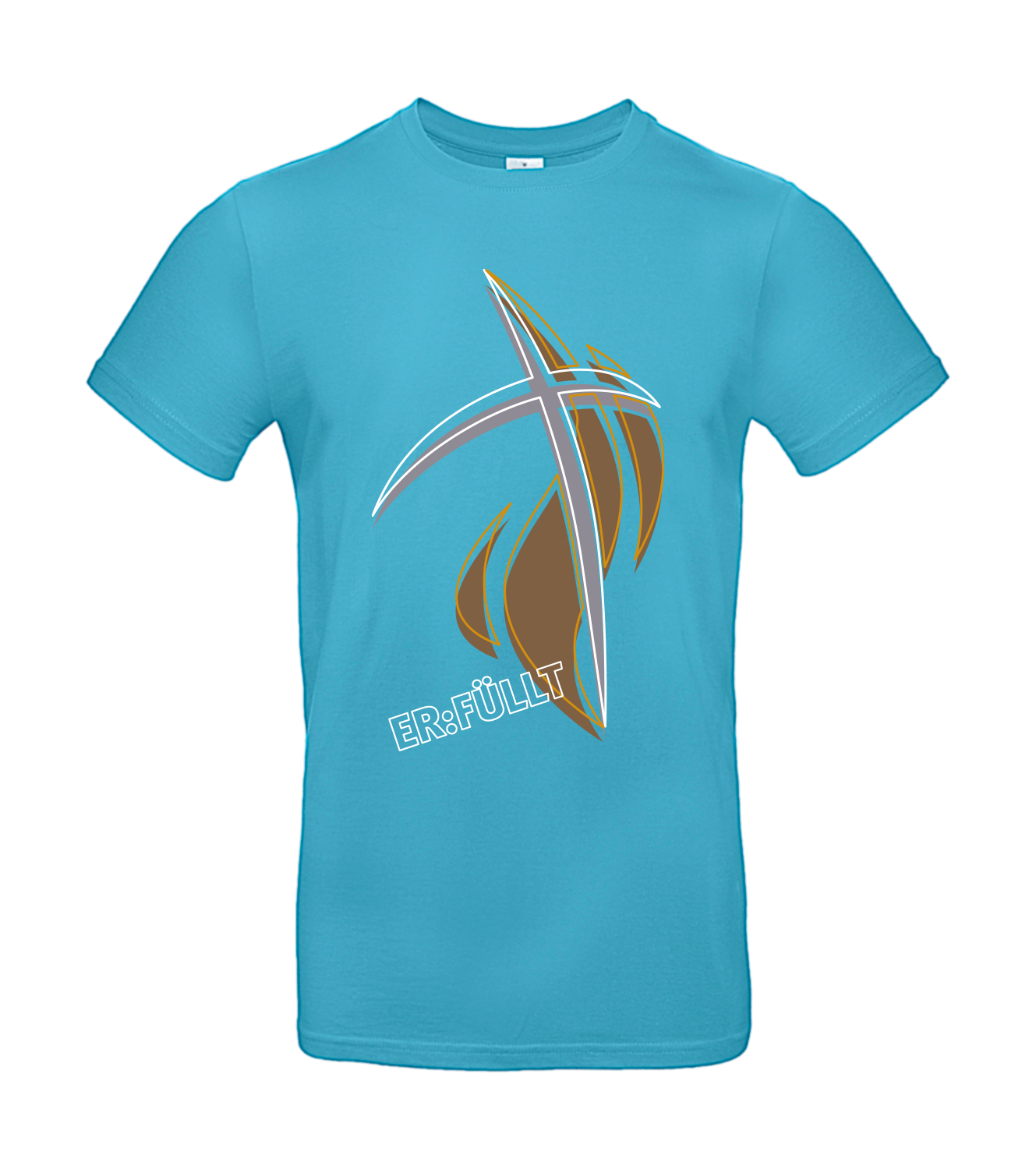 T-Shirt "ERFÜLLT - Motiv 3" Trendfarben